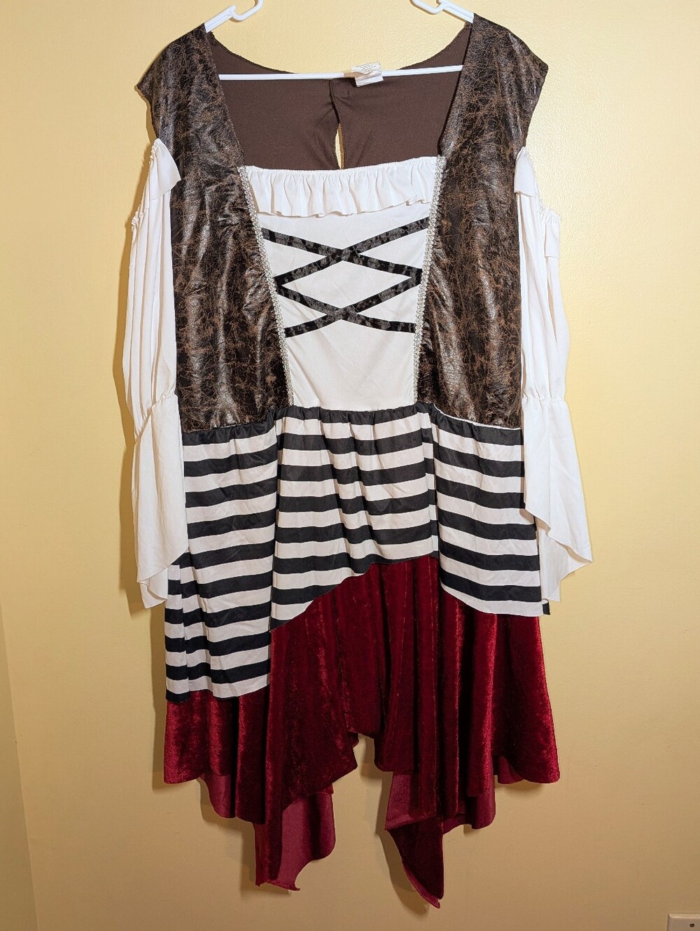 Women's Pirate Halloween Costume Dress 1X